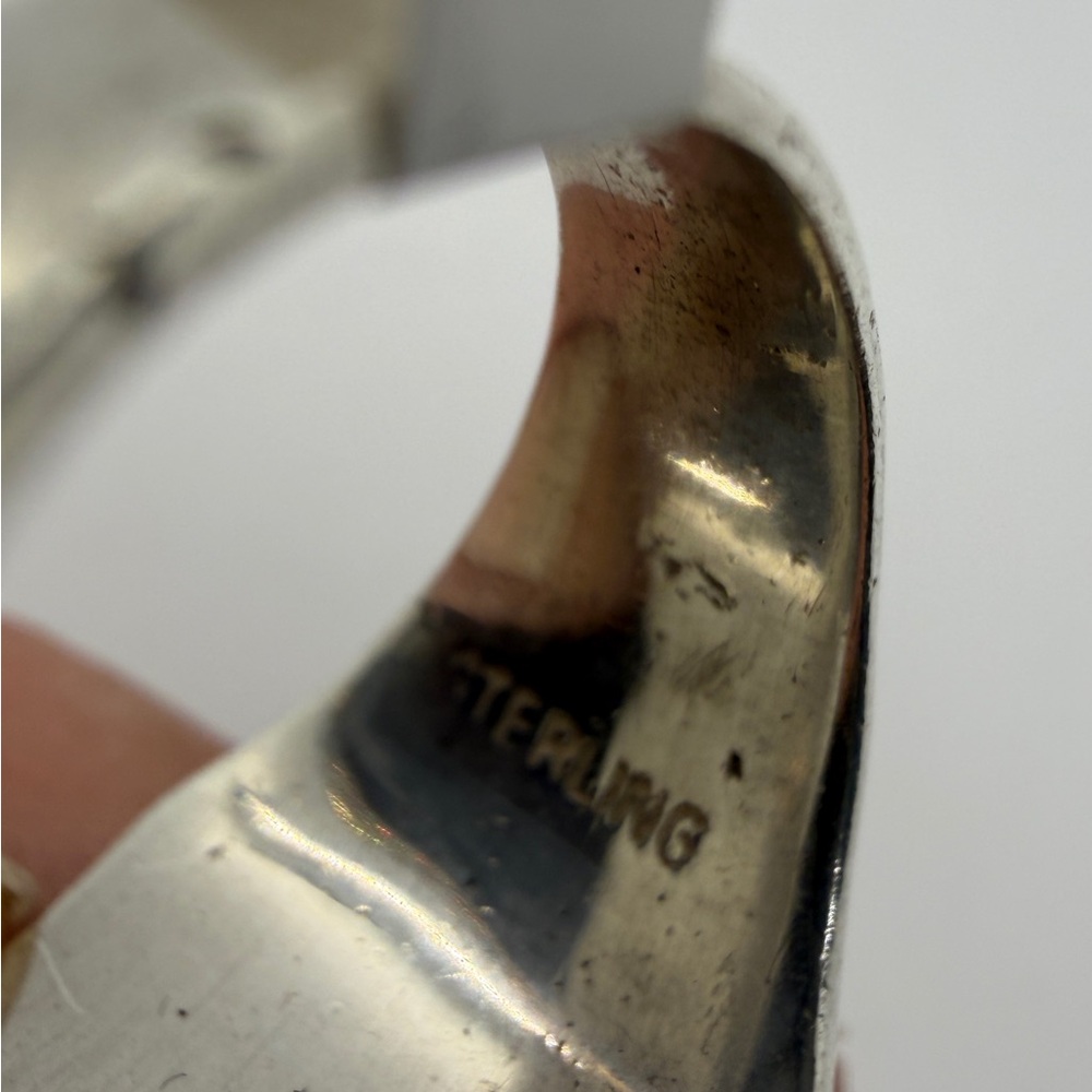 Silver Multicolor Geometric Men's Ring - image 3